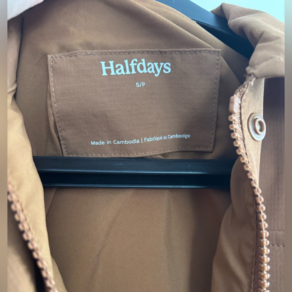 Halfdays Women's Tan Ski Fashion Jacket - Picture 5 of 9